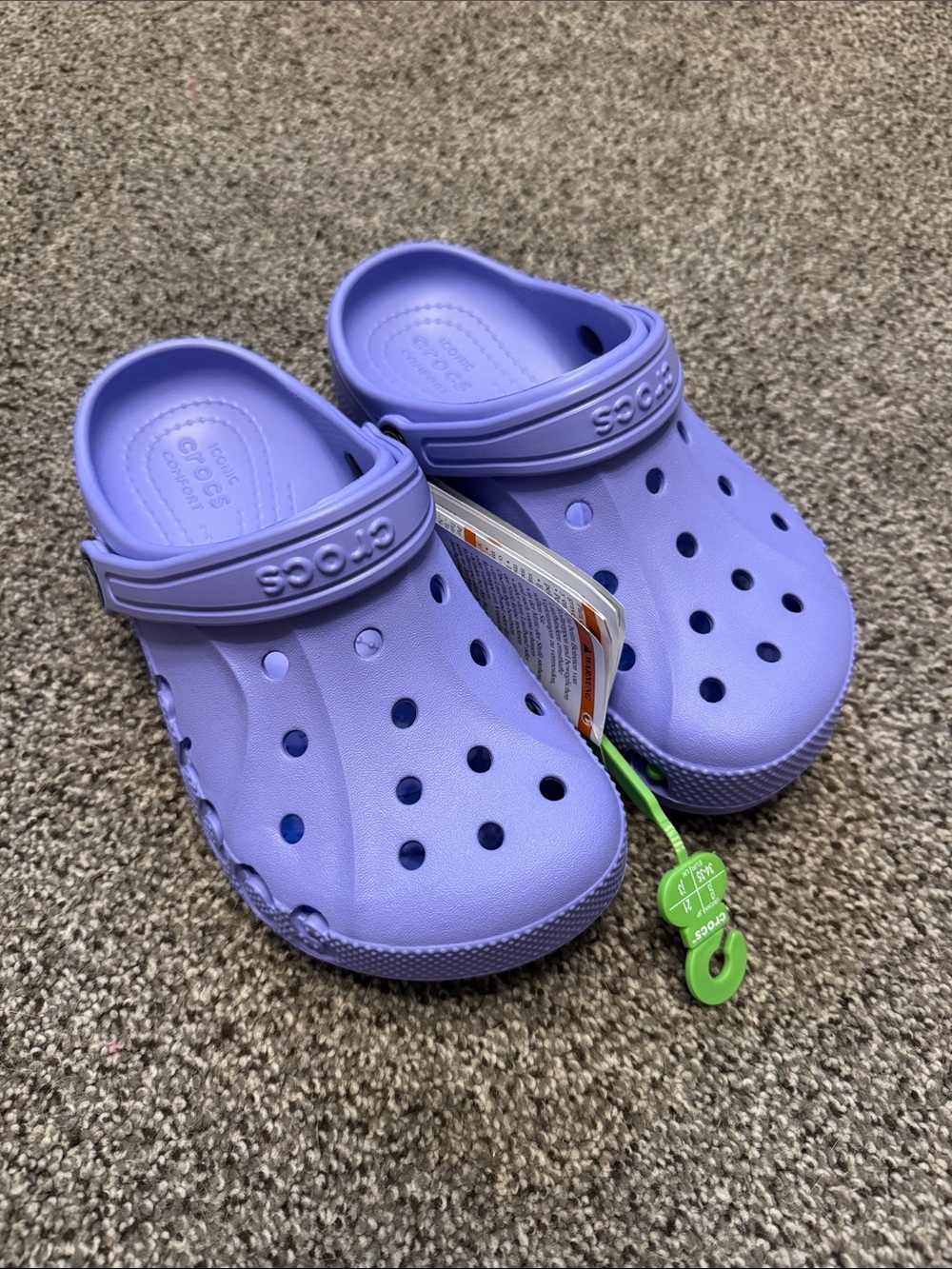CROCS Kids Classic Clog in Periwinkle Purple
